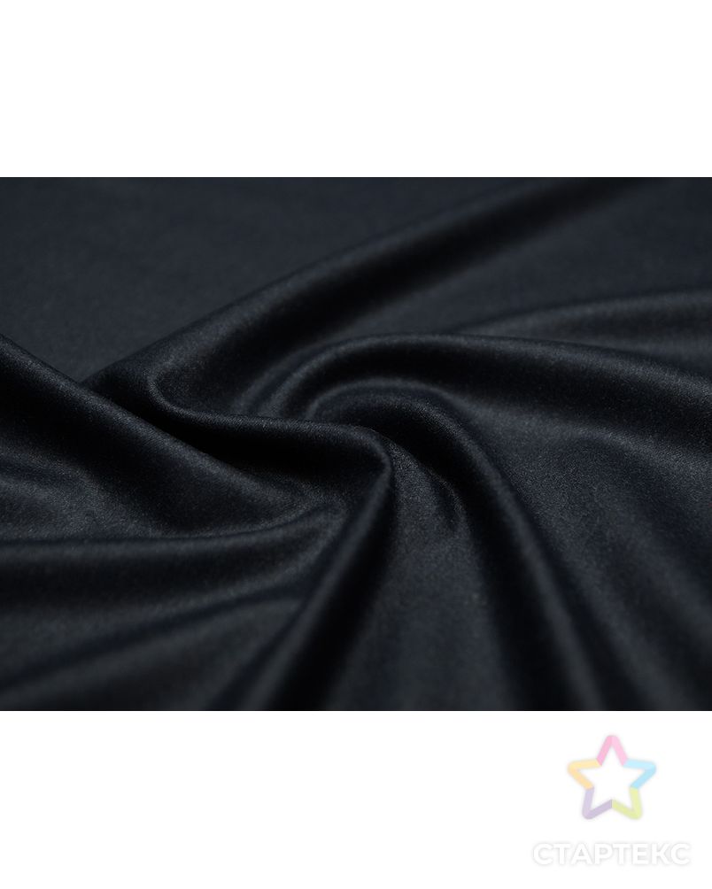 Великолепная костюмная ткань темно-синего цвета  (228 гр/м2) арт. ГТ-3409-1-ГТ0048107 1