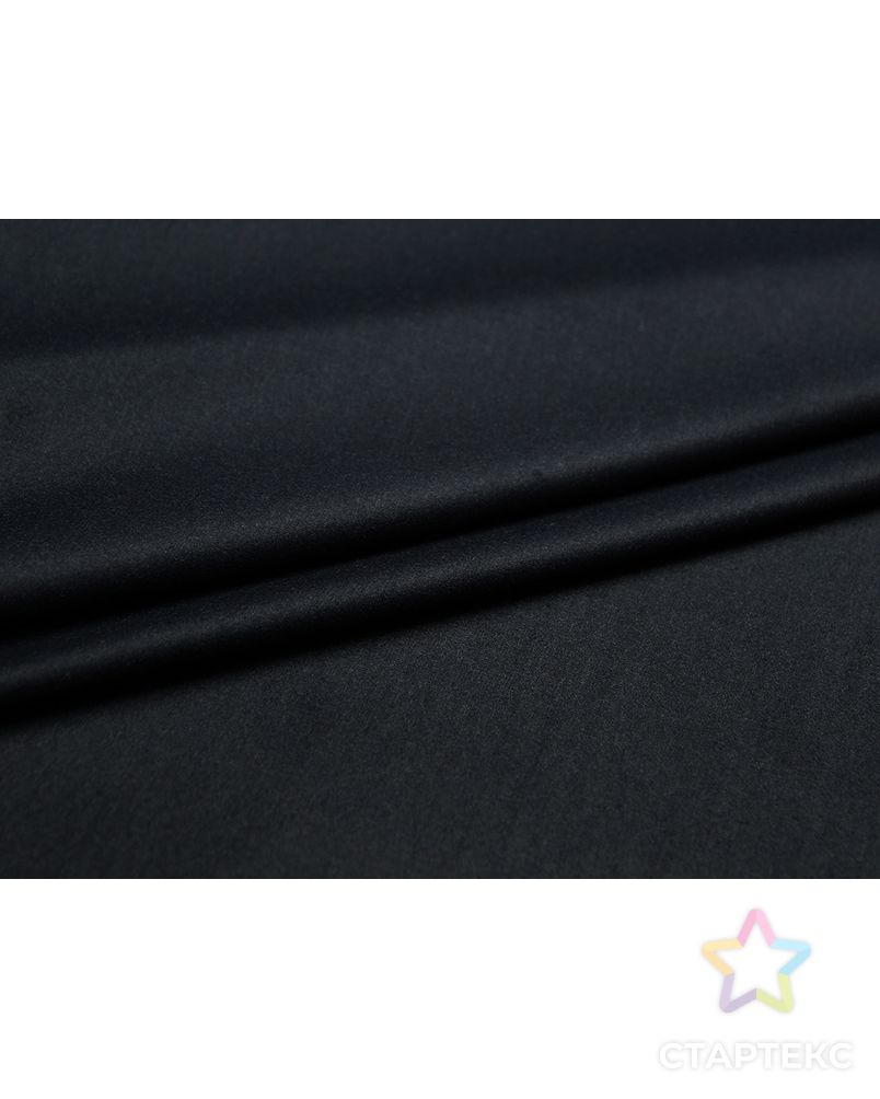 Великолепная костюмная ткань темно-синего цвета  (228 гр/м2) арт. ГТ-3409-1-ГТ0048107 2