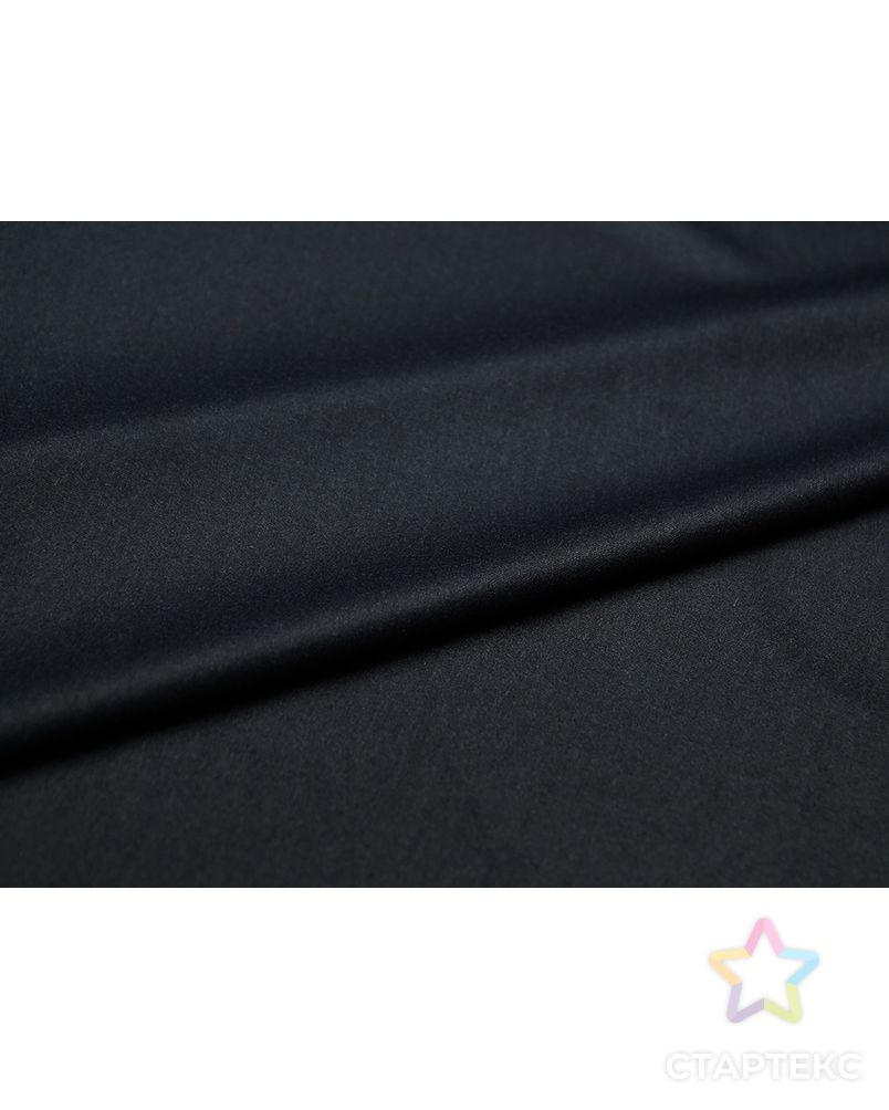 Великолепная костюмная ткань темно-синего цвета  (228 гр/м2) арт. ГТ-3409-1-ГТ0048107 5