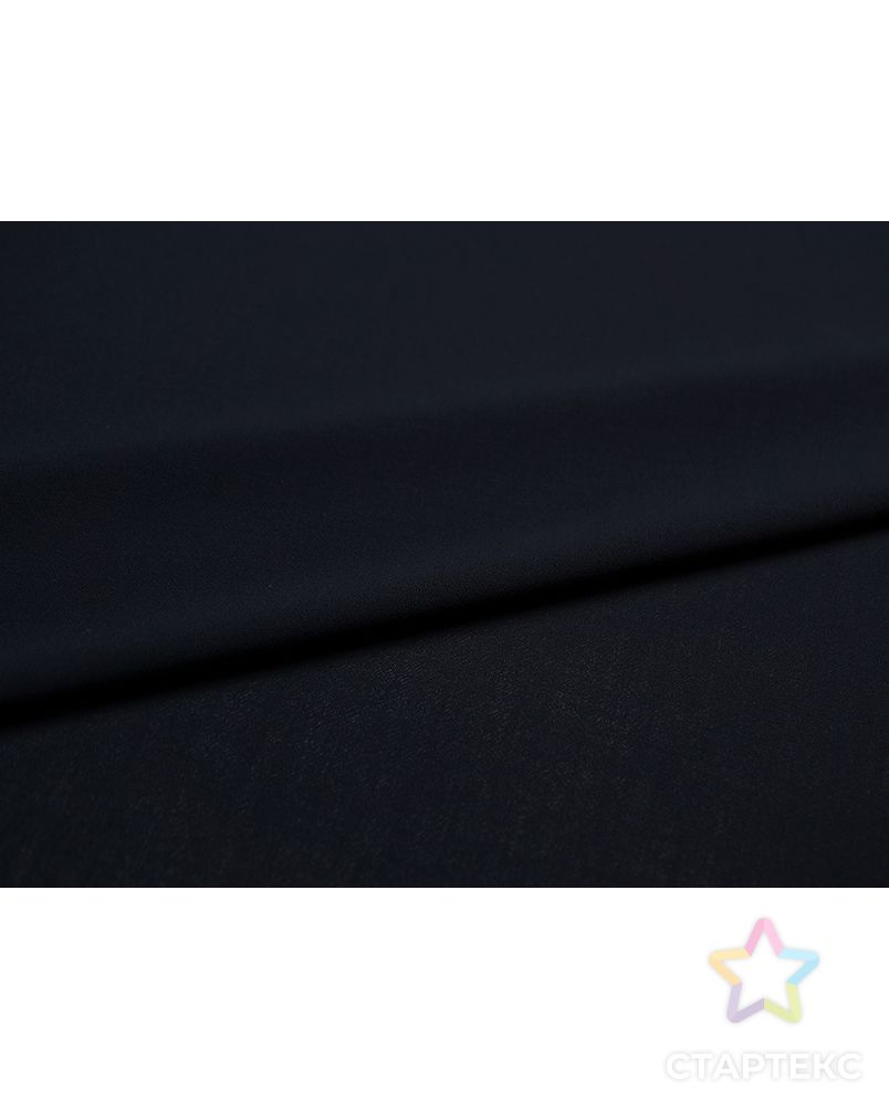 Прекрасная плательная ткань крепового плетения цвета полного затмения   (152 гр/м2) арт. ГТ-3429-1-ГТ0048128 5