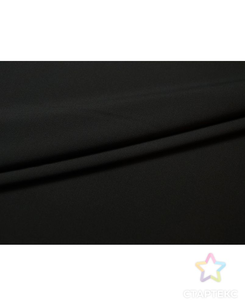 2х сторонняя костюмная ткань черного цвета (232 гр/м2) арт. ГТ-3479-1-ГТ0000049 2