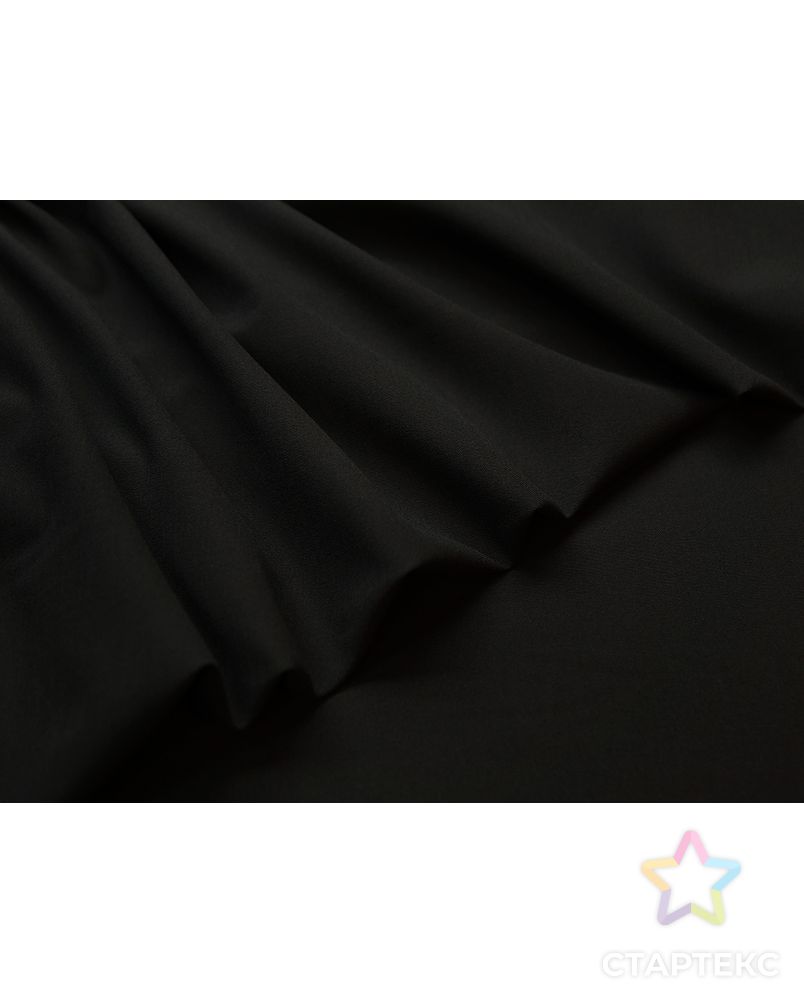 2х сторонняя костюмная ткань черного цвета (232 гр/м2) арт. ГТ-3479-1-ГТ0000049 3