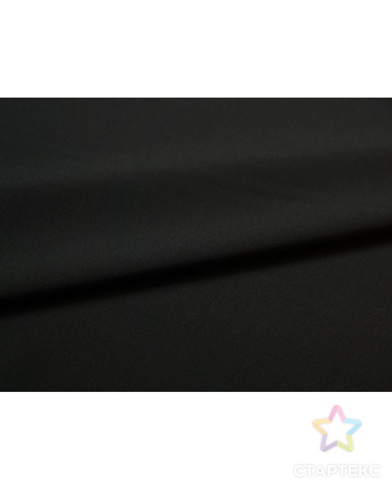 2х сторонняя костюмная ткань черного цвета (232 гр/м2) арт. ГТ-3479-1-ГТ0000049 5
