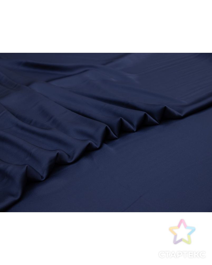 Блузочно-плательная ткань с деликатным блеском, цвет синий арт. ГТ-8432-1-ГТ-5-10325-1-30-1 3