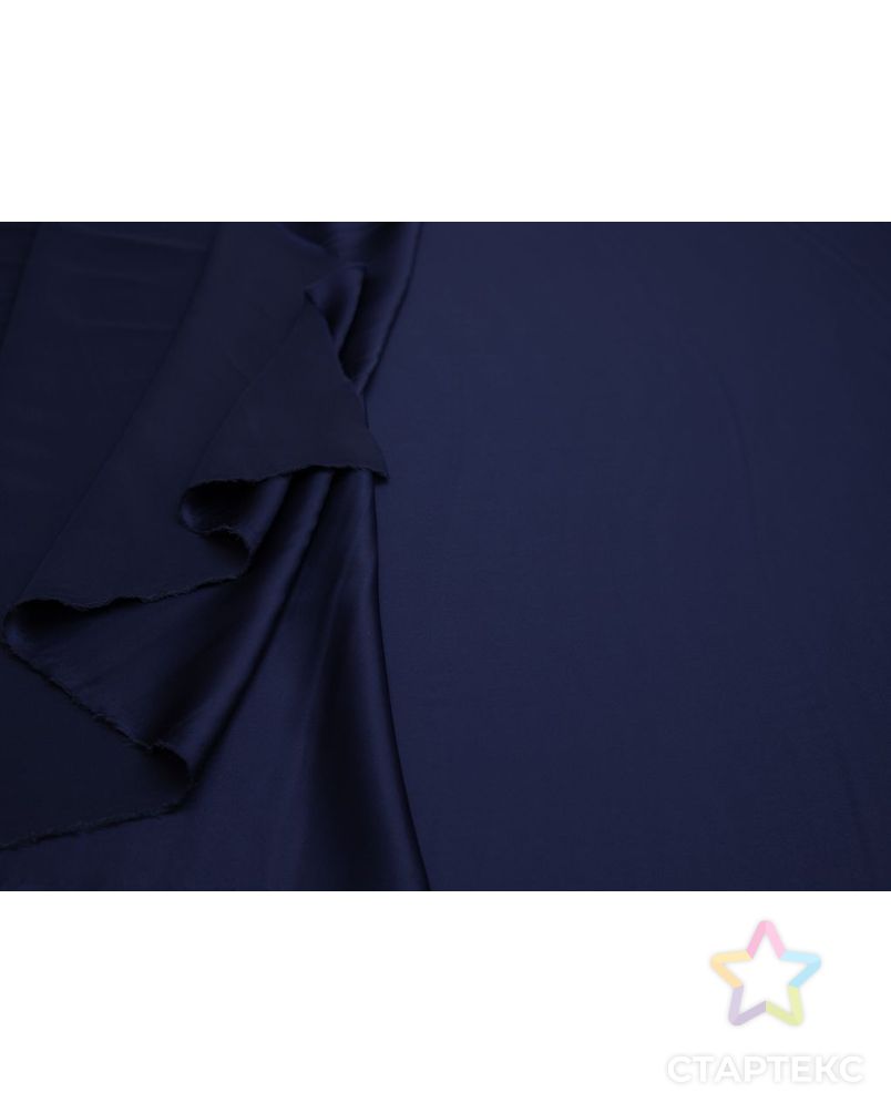 Блузочно-плательная ткань с деликатным блеском, цвет синий арт. ГТ-8432-1-ГТ-5-10325-1-30-1 5