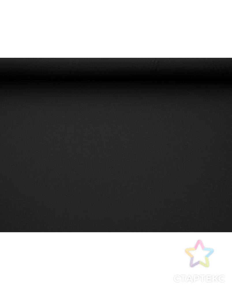 Блузочно-плательная ткань с атласным блеском, цвет чёрный арт. ГТ-8484-1-ГТ-5-10388-1-38-1 4