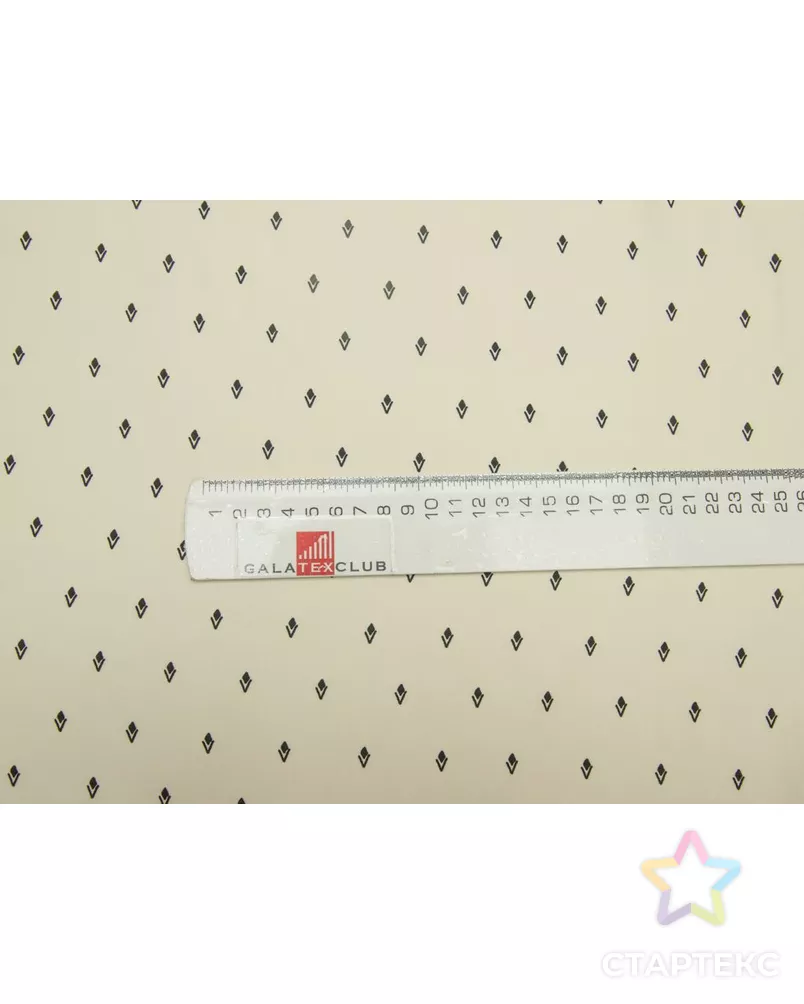Ткань блузочная с мелким рисунком "ромбики" арт. ГТ-8708-1-ГТ-5-10608-2-21-1 - рис. 7
