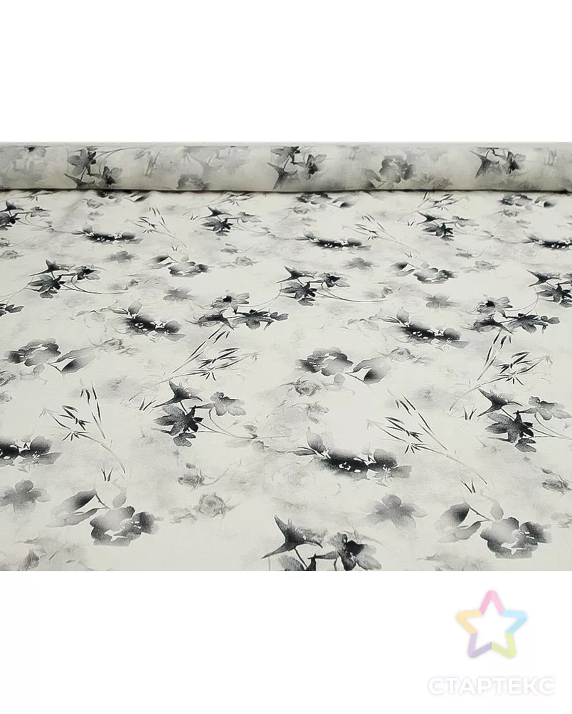 Блузочная ткань "Цветочное настроение" арт. ГТ-9256-1-ГТ5-11120-10-37-1 - рис. 4