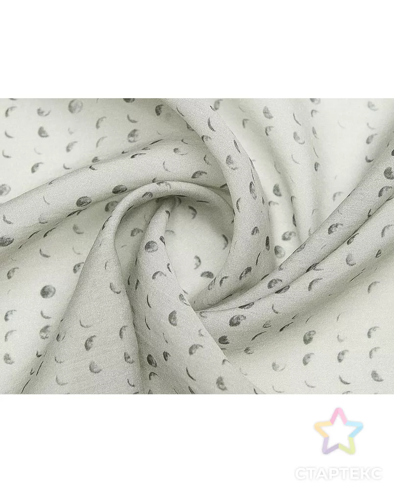 Блузочная ткань "Россыпь жемчуга" арт. ГТ-9257-1-ГТ5-11121-2-37-1 - рис. 1