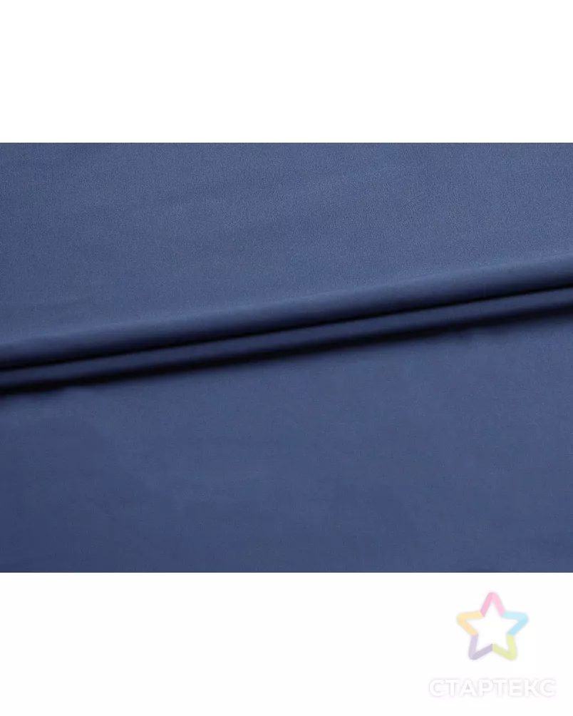 Блузочно-плательная ткань, яркого синего цвета арт. ГТ-9506-1-ГТ5-11399-1-30-1 - рис. 2