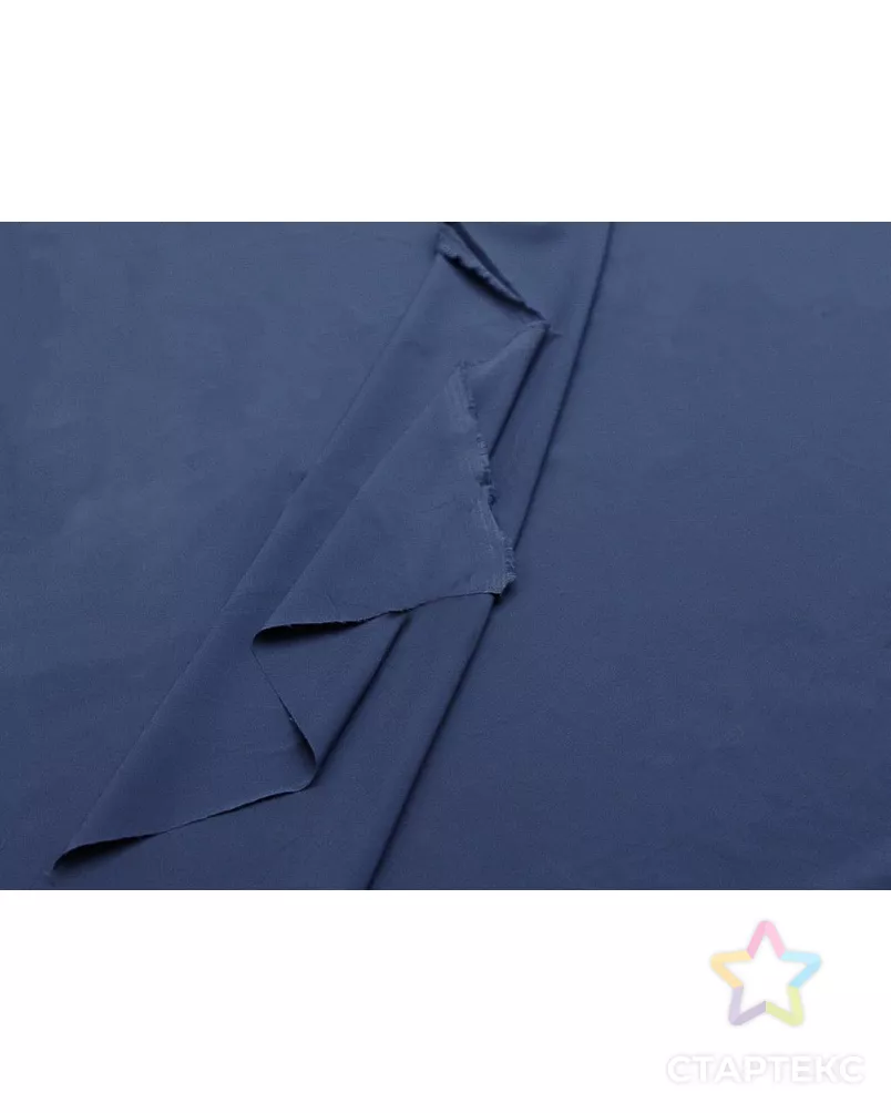 Блузочно-плательная ткань, яркого синего цвета арт. ГТ-9506-1-ГТ5-11399-1-30-1 - рис. 5