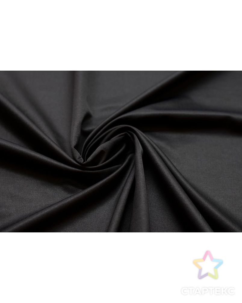 Блузочная ткань с атласным  эффектом, цвет черный арт. ГТ-5898-1-ГТ-5-7627-1-38-1 3