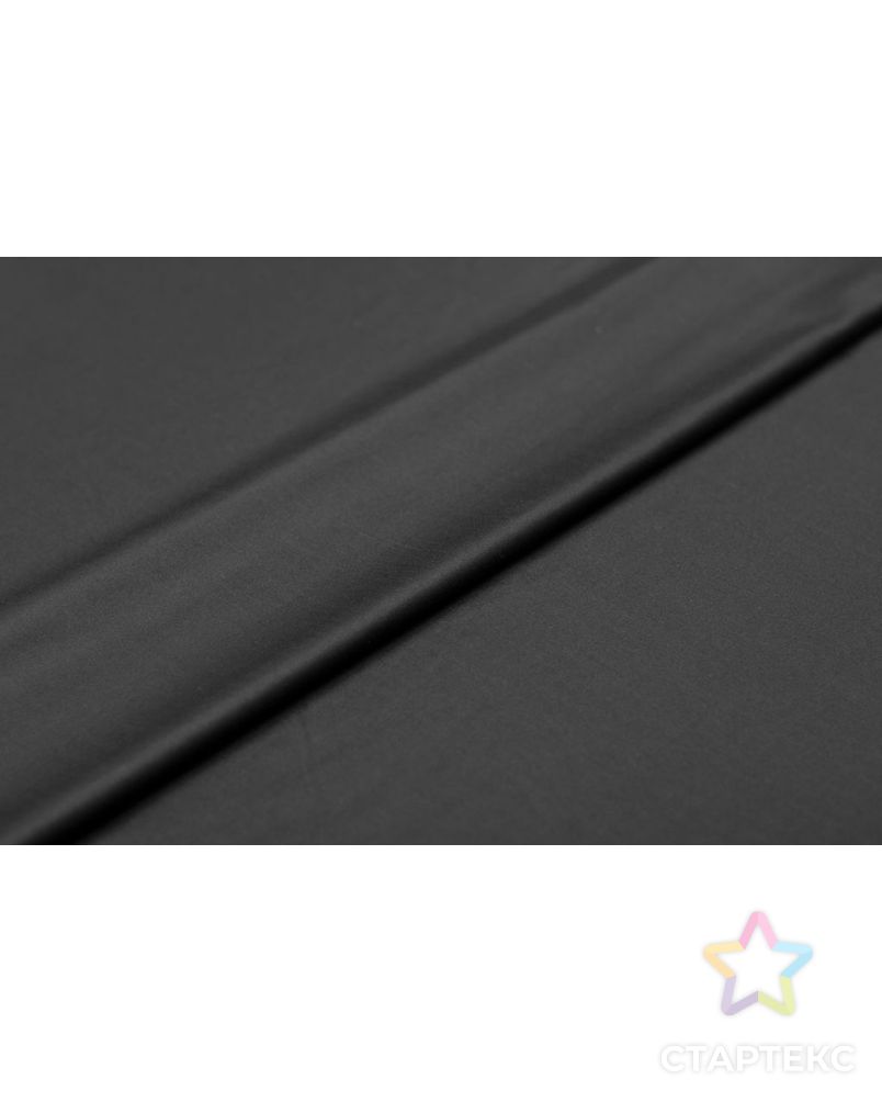 Блузочная ткань с атласным  эффектом, цвет черный арт. ГТ-5898-1-ГТ-5-7627-1-38-1 4