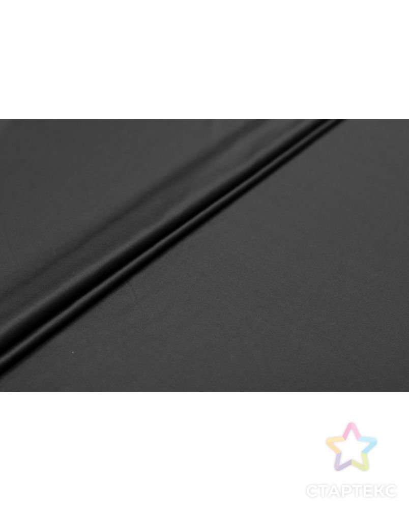 Блузочная ткань с атласным  эффектом, цвет черный арт. ГТ-5898-1-ГТ-5-7627-1-38-1 6
