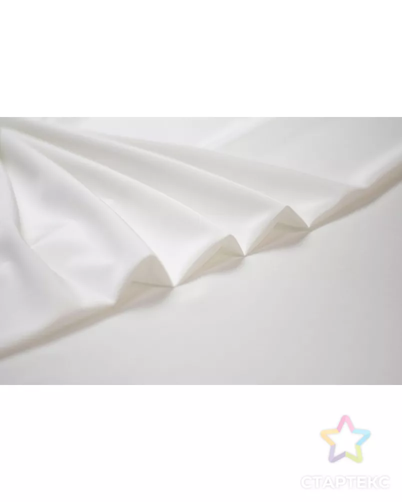 Блузочная креповая ткань, цвет белый арт. ГТ-5913-1-ГТ-5-7642-1-2-1 - рис. 2