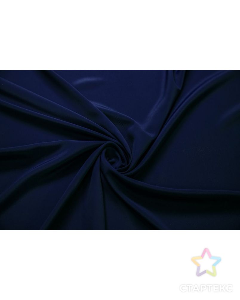 Креповая блузочная ткань, цвет насышенный синий арт. ГТ-6577-1-ГТ-5-8364-1-30-1 1