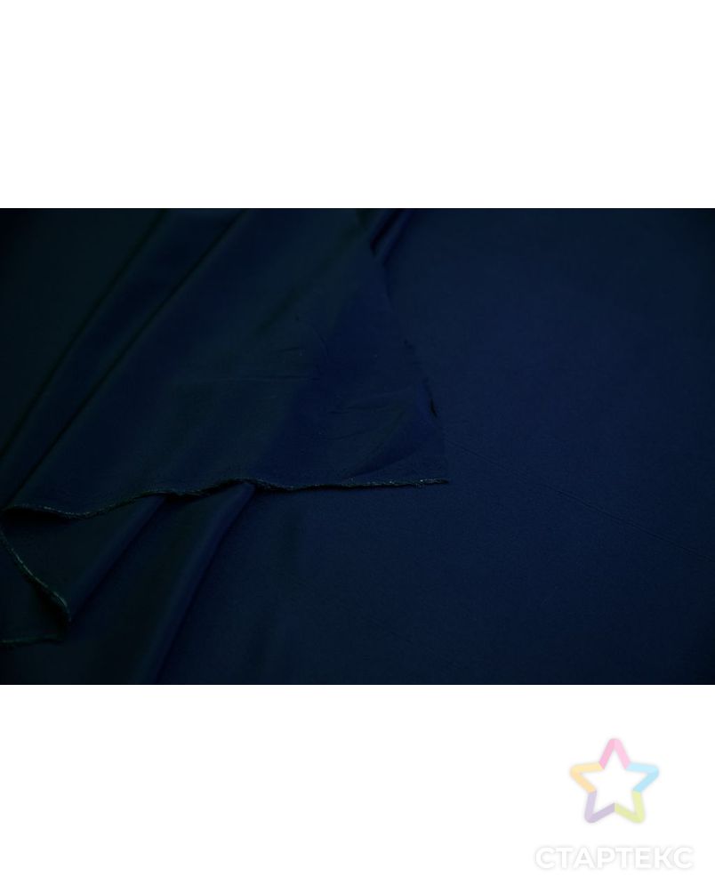 Креповая блузочная ткань, цвет насышенный синий арт. ГТ-6577-1-ГТ-5-8364-1-30-1 5