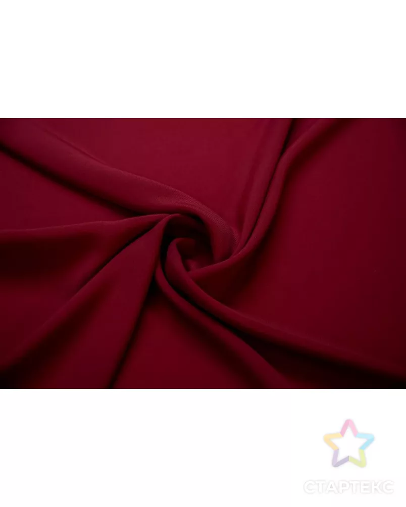 Блузочно-плательная ткань твил, цвет темно-красный арт. ГТ-6582-1-ГТ-5-8374-1-16-1 - рис. 1