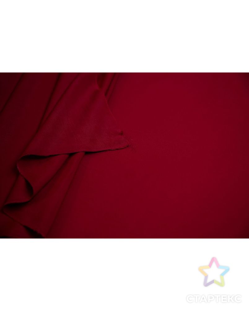 Блузочно-плательная ткань твил, цвет темно-красный арт. ГТ-6582-1-ГТ-5-8374-1-16-1 5