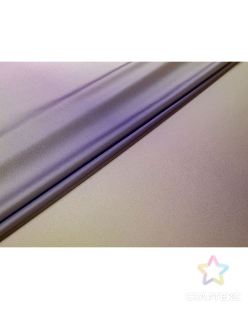 Блузочно-плательная ткань с эффектом деграде, цвет фиолетово-персиковый арт. ГТ-7773-1-ГТ-5-9365-2-21-1 2