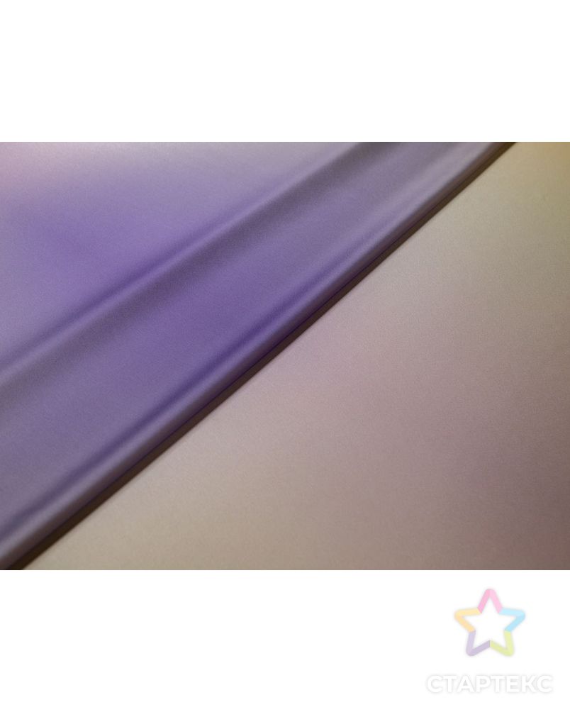 Блузочно-плательная ткань с эффектом деграде, цвет фиолетово-персиковый арт. ГТ-7773-1-ГТ-5-9365-2-21-1 6