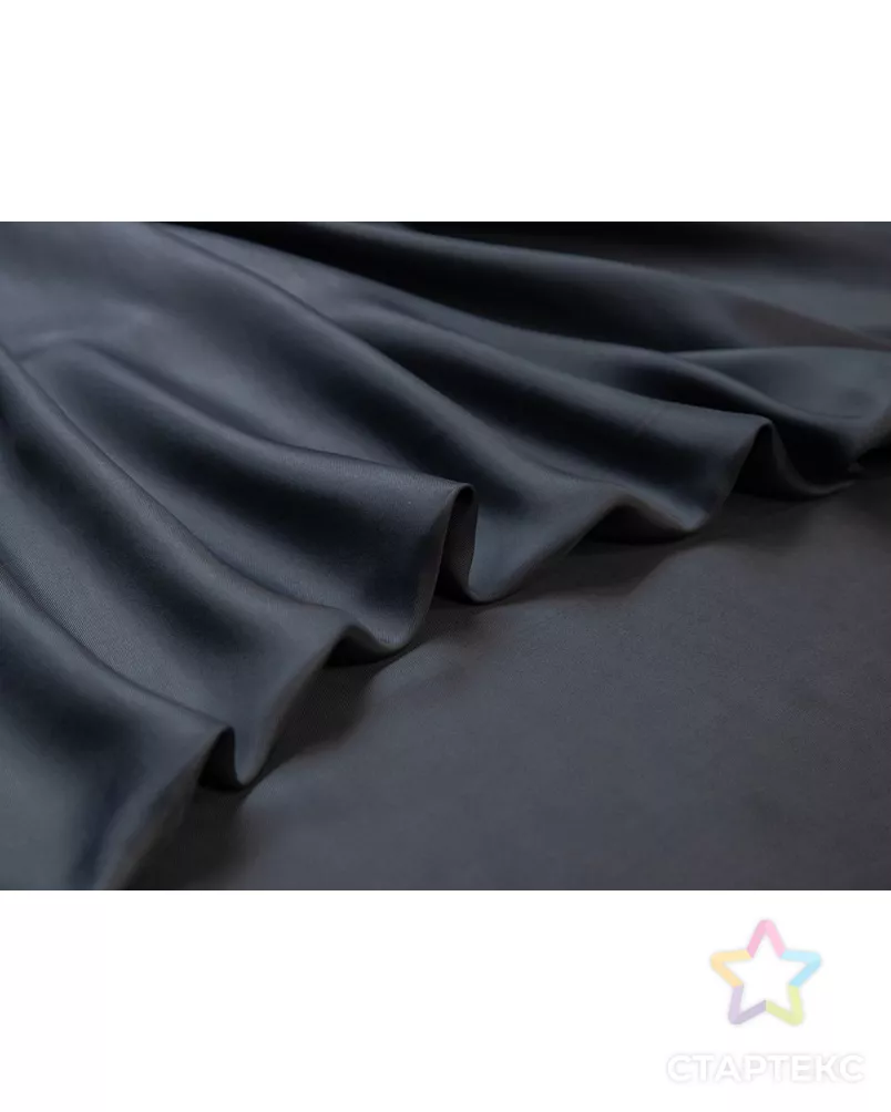 Блузочно-плательная ткань твил, цвет темно-синий арт. ГТ-7522-1-ГТ-5-9385-1-30-1 - рис. 3