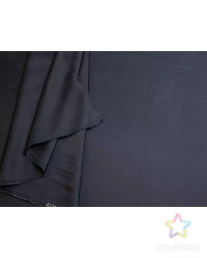 Блузочно-плательная ткань твил, цвет темно-синий арт. ГТ-7522-1-ГТ-5-9385-1-30-1 - рис. 5