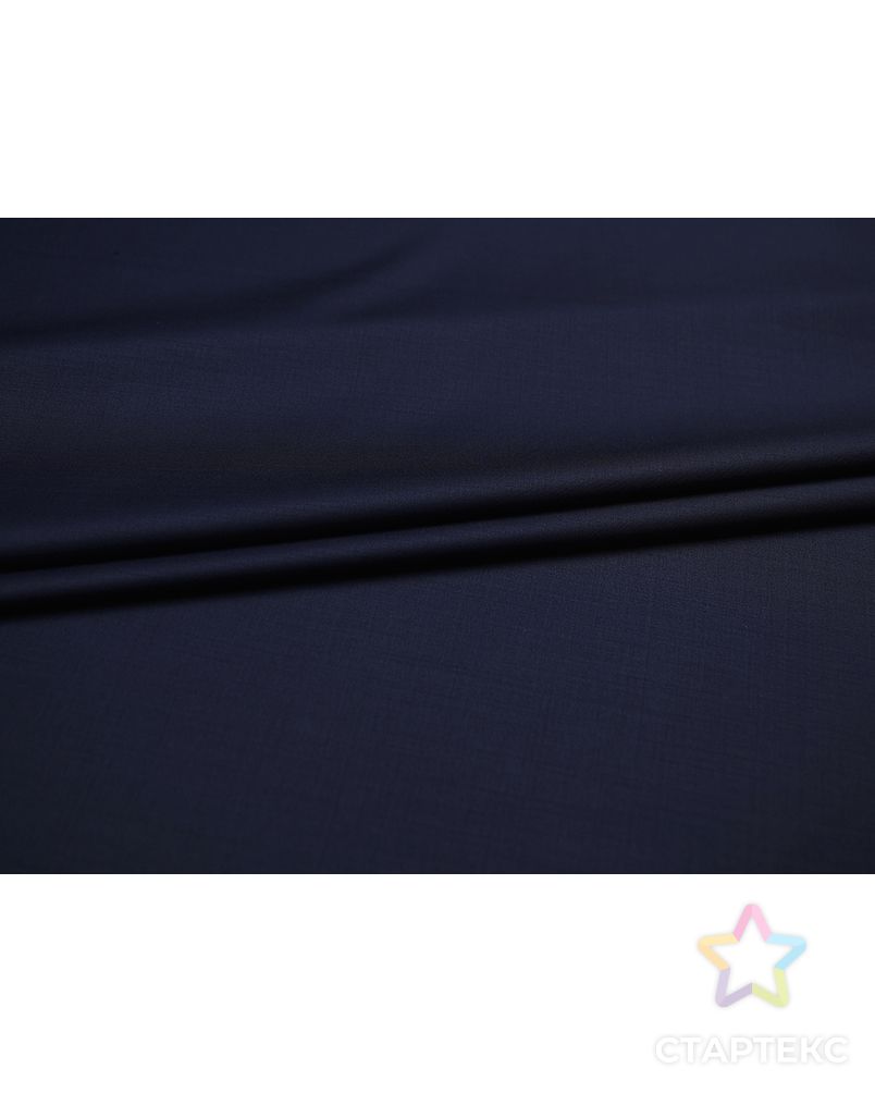 Двухсторонняя шерстяная костюмная ткань "Jaguar" цвет темно-синий арт. ГТ-4881-1-ГТ-50-6444-1-30-3