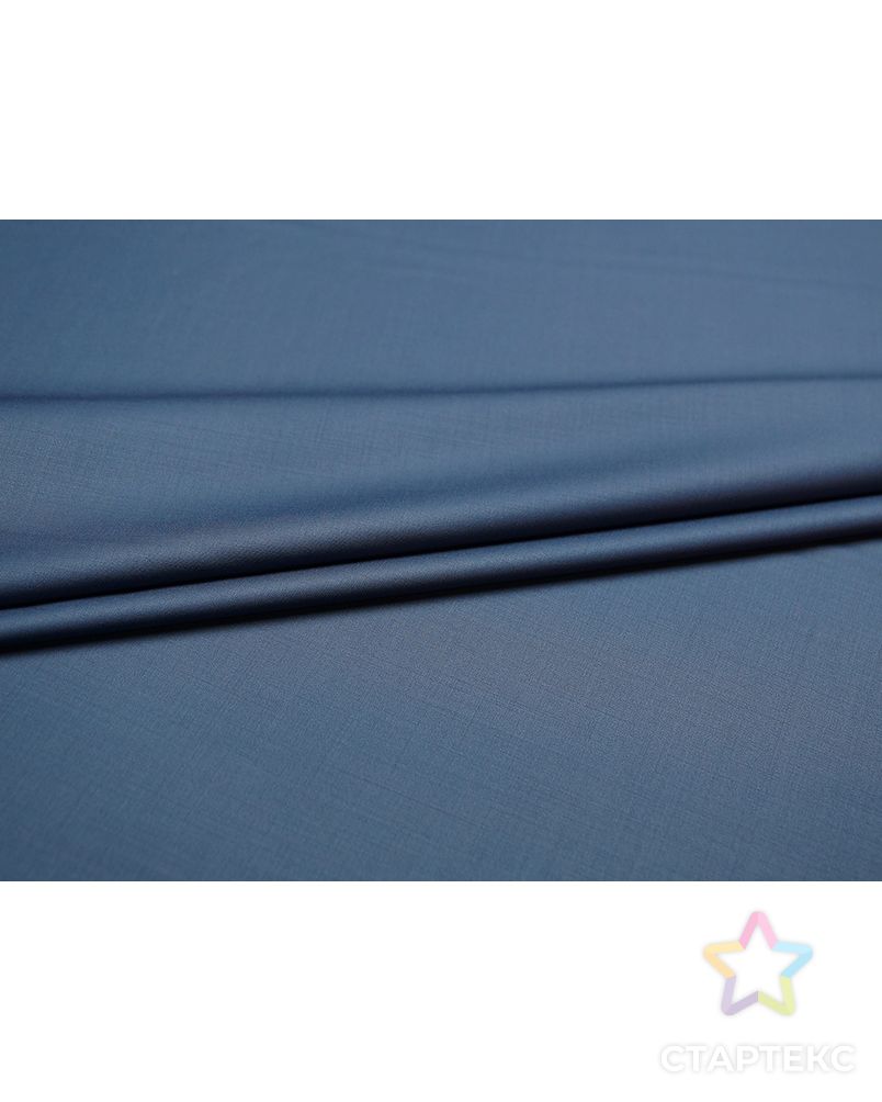 Двухсторонняя шерстяная костюмная ткань "Jaguar" цвет серо-синий арт. ГТ-4883-1-ГТ-50-6446-1-30-3