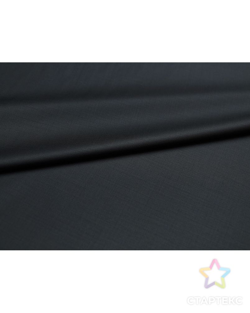 Двухсторонняя шерстяная костюмная ткань "Jaguar" цвет графитово-черный арт. ГТ-4887-1-ГТ-50-6450-1-38-3 5