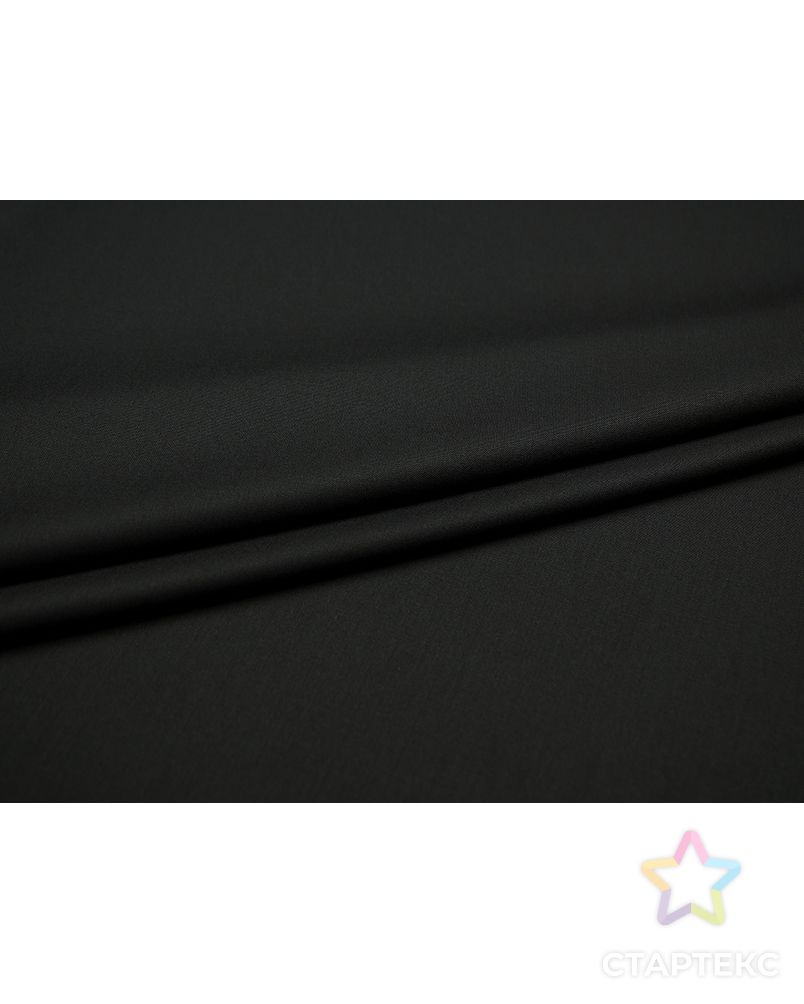 2х сторонняя костюмная ткань, пиратский черный цвет (239 гр/м2) арт. ГТ-3843-1-ГТ0000503 2