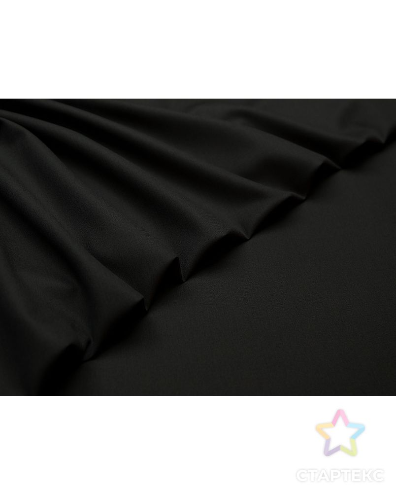 2х сторонняя костюмная ткань, пиратский черный цвет (239 гр/м2) арт. ГТ-3843-1-ГТ0000503 3
