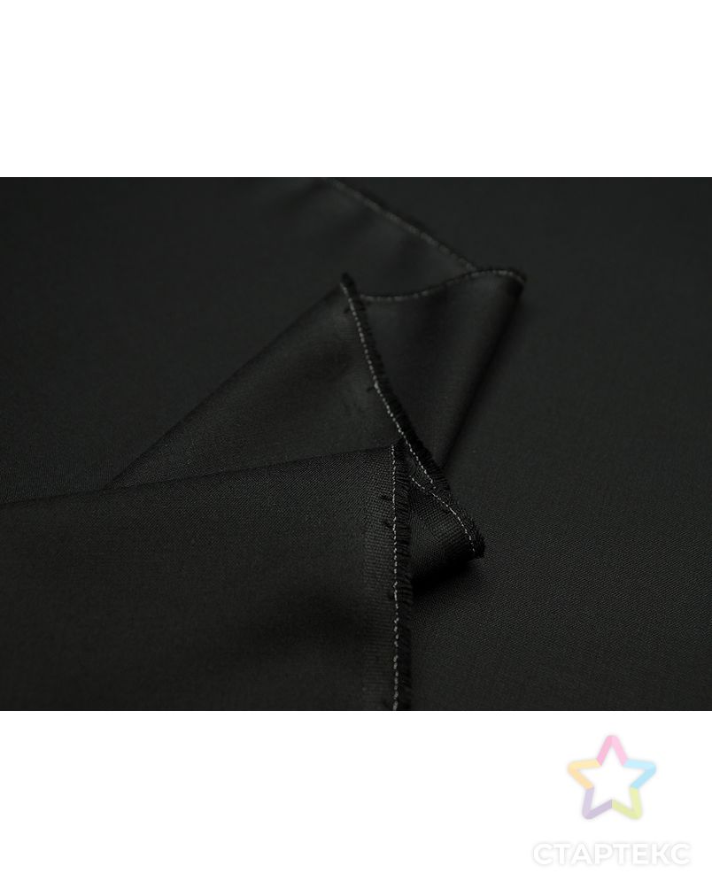 2х сторонняя костюмная ткань, пиратский черный цвет (239 гр/м2) арт. ГТ-3843-1-ГТ0000503 4