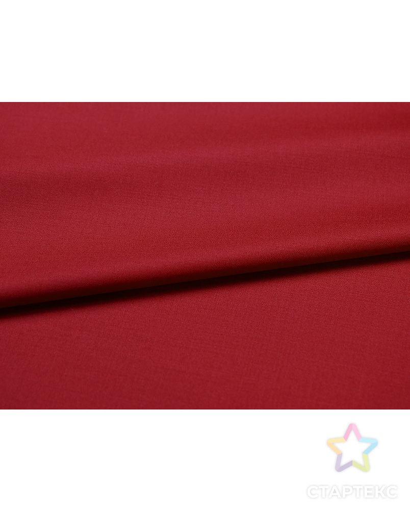 Шерстяная 2х сторонняя костюмная ткань бордового цвета арт. ГТ-4840-1-ГТ-51-6049-1-5-1 2