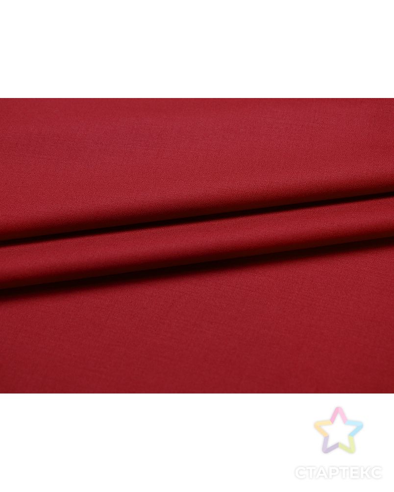 Шерстяная 2х сторонняя костюмная ткань бордового цвета арт. ГТ-4840-1-ГТ-51-6049-1-5-1 5