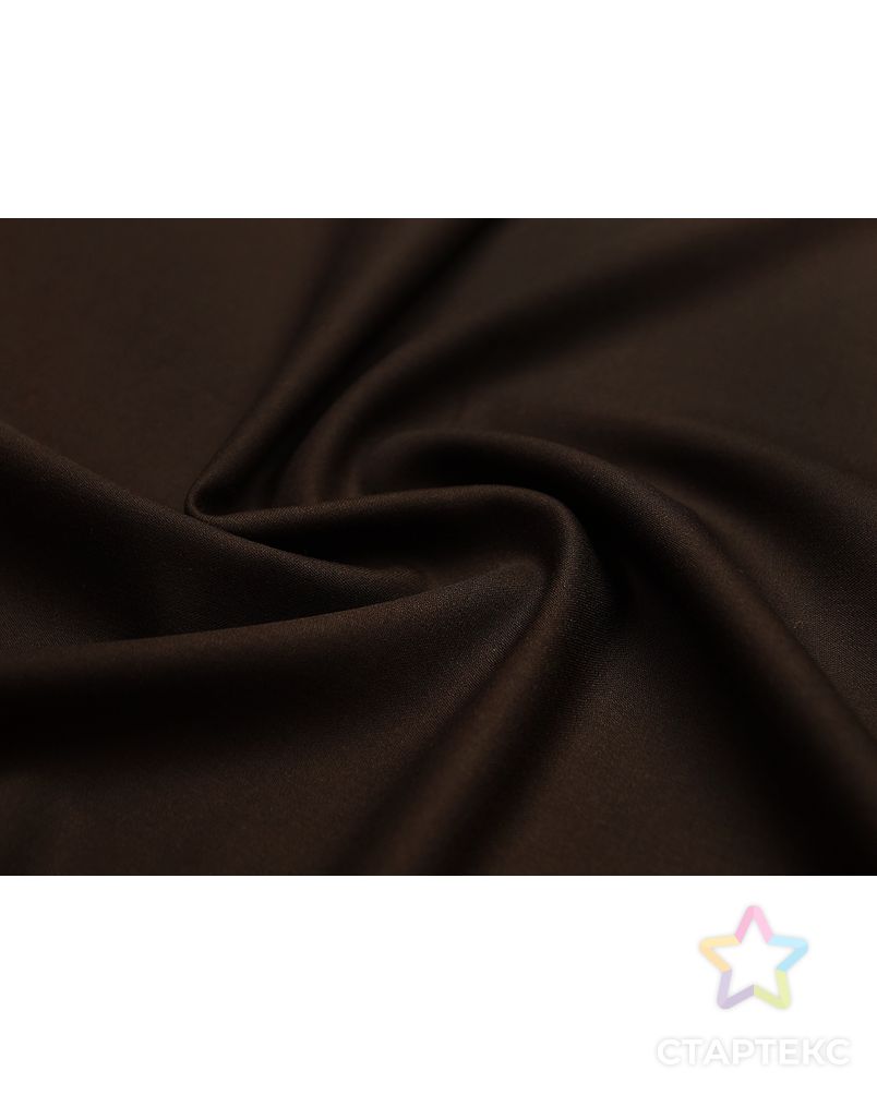 Шерстяная 2х сторонняя костюмная ткань, цвет коричневый арт. ГТ-4850-1-ГТ-51-6060-1-14-1 3