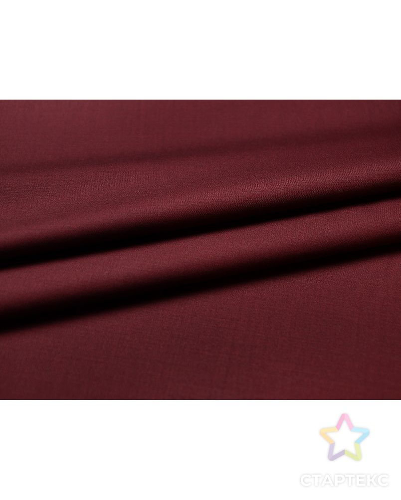 Шерстяная 2х сторонняя костюмная ткань, цвет бордовый арт. ГТ-4852-1-ГТ-51-6062-1-5-1