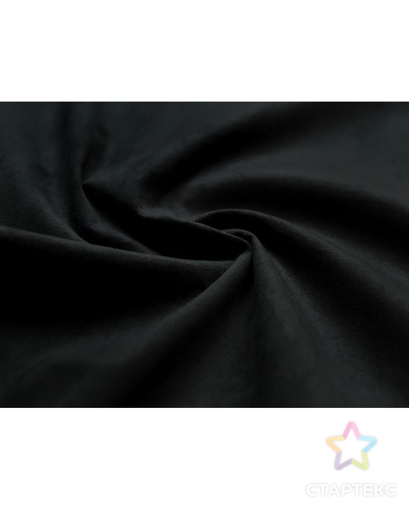 Искусственная замша, цвет матовый черный арт. ГТ-4013-1-ГТ0000716 1