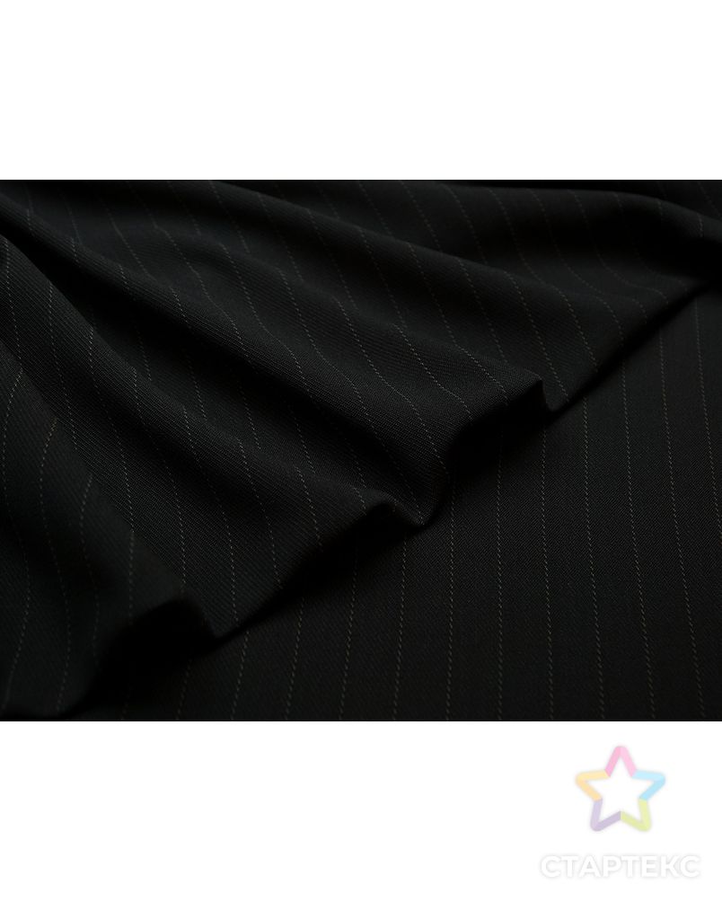 2х сторонняя костюмная ткань черного цвета (197 гр/м2) арт. ГТ-4073-1-ГТ0000792 3