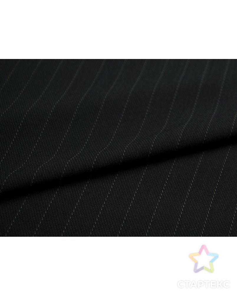2х сторонняя костюмная ткань черного цвета (197 гр/м2) арт. ГТ-4073-1-ГТ0000792 6