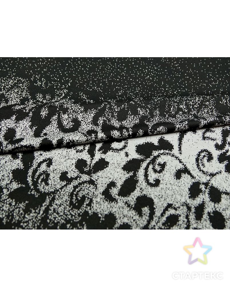 Ткань трикотажная жаккардовая купонная, песочный рисунок нежных цветов (Раппорт 1,10м.) арт. ГТ-515-1-ГТ0023076 7