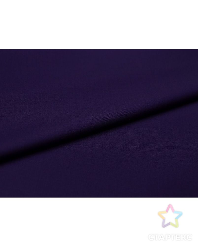 Ткань костюмная двухсторонняя темно-фиалкового цвета цв.1646 арт. ГТ-1006-1-ГТ0027671 5