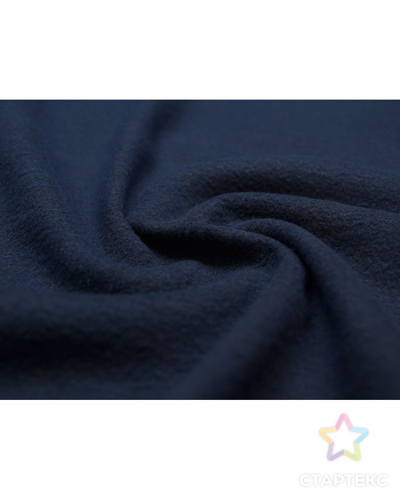 Ткань пальтовая темно-джинсового цвета арт. ГТ-1591-1-ГТ0045122