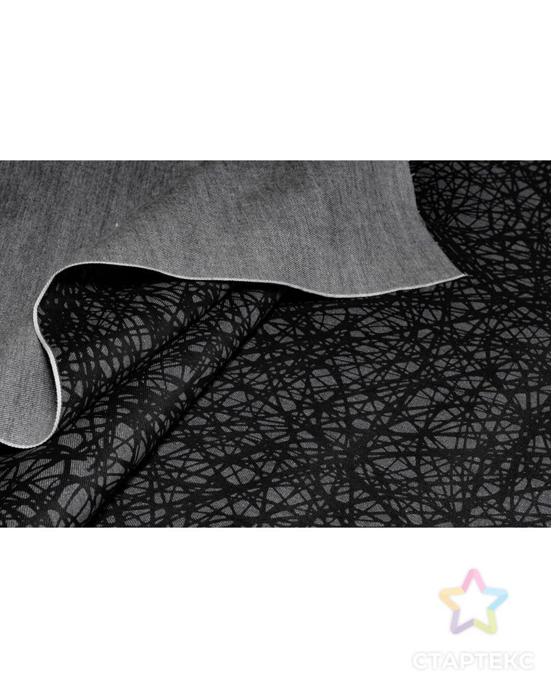Джинса с рисунком "Паутина", цвет серый арт. ГТ-6370-1-ГТ-11-8125-2-21-1 5