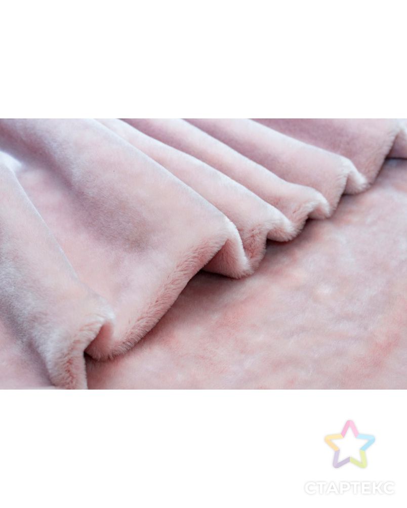 Искусственный мех со средним ворсом, цвет пудрово-розовый арт. ГТ-6383-1-ГТ-16-8135-1-26-1