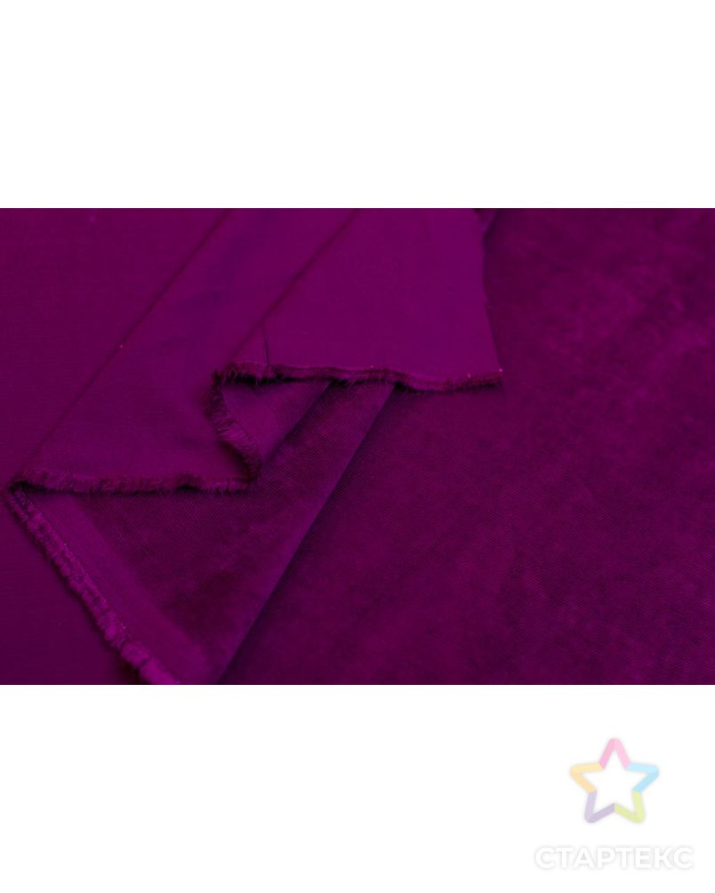 Микровельвет, цвет фиолетовый арт. ГТ-6427-1-ГТ-2-8186-1-33-1