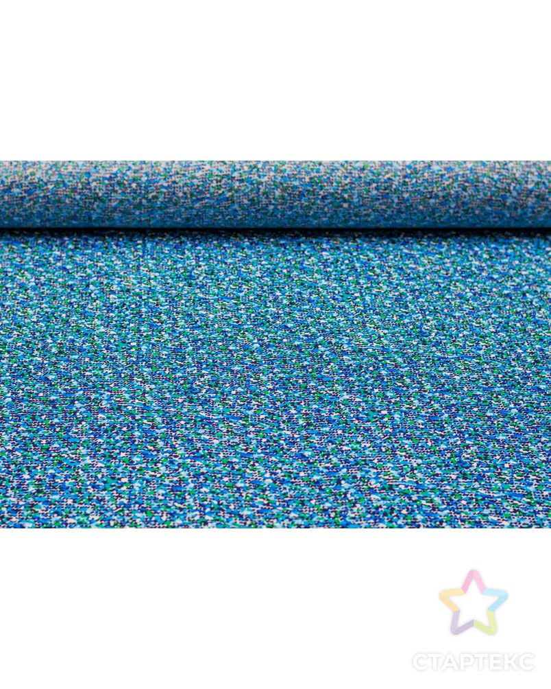 Рубашечно-плательный хлопок с абстрактным рисунком в синих тонах арт. ГТ-6486-1-ГТ-38-8256-16-21-1 4