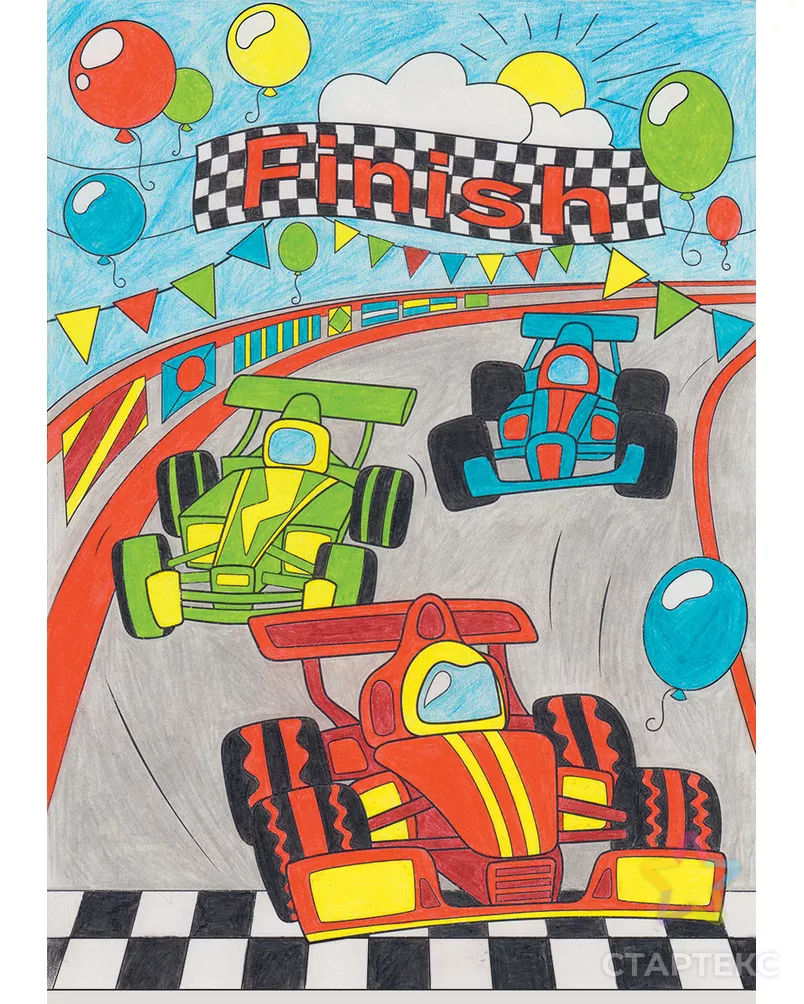 "ФРЕЯ" PNBK-015 "Победный финиш" Набор для раскрашивания по номерам 29.5 х 20.5 см 1 л. арт. ГММ-115959-1-ГММ116977792904 - рис. 3