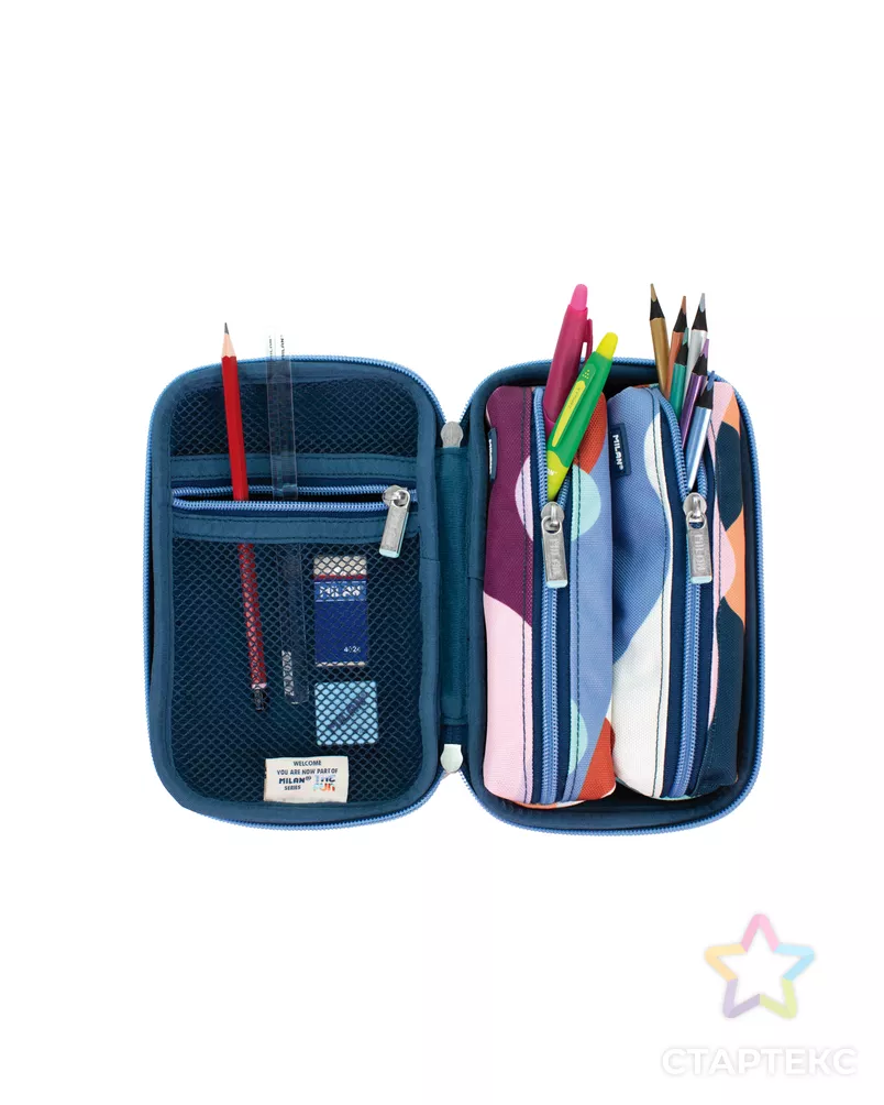 "Milan" Пенал канцелярский 19.5 x 12.5 x 7 см 100% нейлон арт. ГММ-115841-1-ГММ117941879454 - рис. 3
