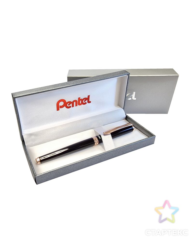 "Pentel" Ручка роллер, гелевый синий стержень 0,7 мм, в подарочном футляре d 0.4 мм арт. ГММ-116523-1-ГММ119177784344 2